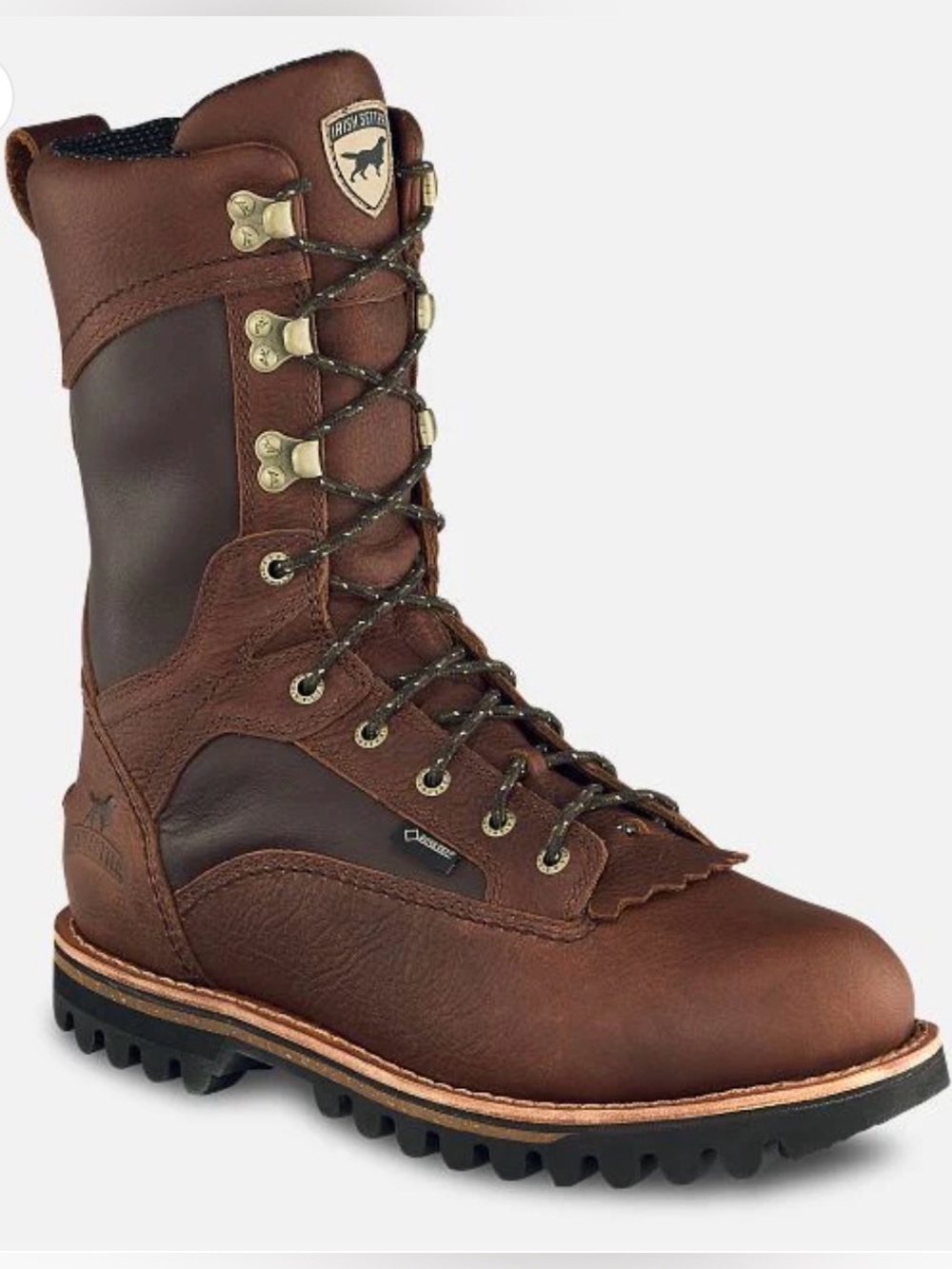 Men's Irish Setter Elk Tracker 12" 600G Insulation | Brown Leather Hunting Boots